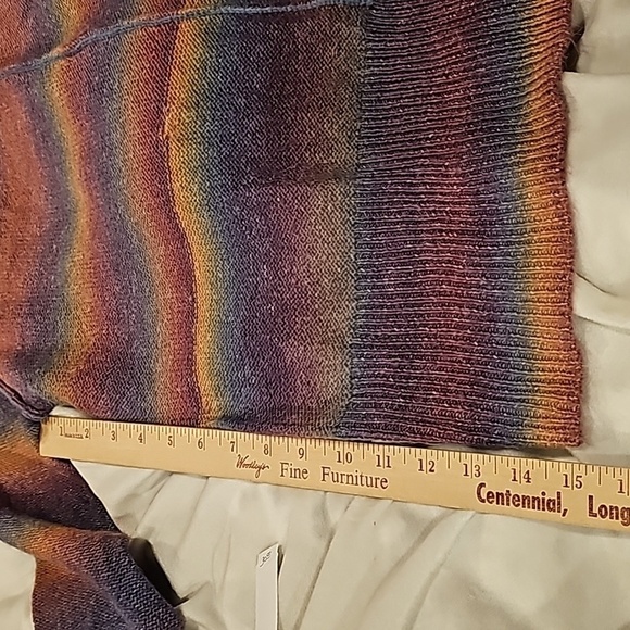 Beach lunch lounge collection multi color sweater ladies large great condition - Picture 9 of 12